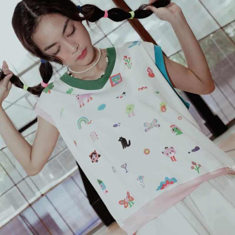 Touching Grass Vest Liunic on Things sold by Liunic on Things