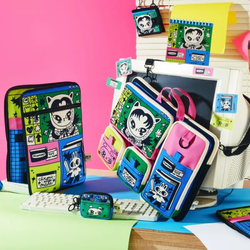 Screen and Green Laptop Bag - Liunic on Things sold by Liunic on Things