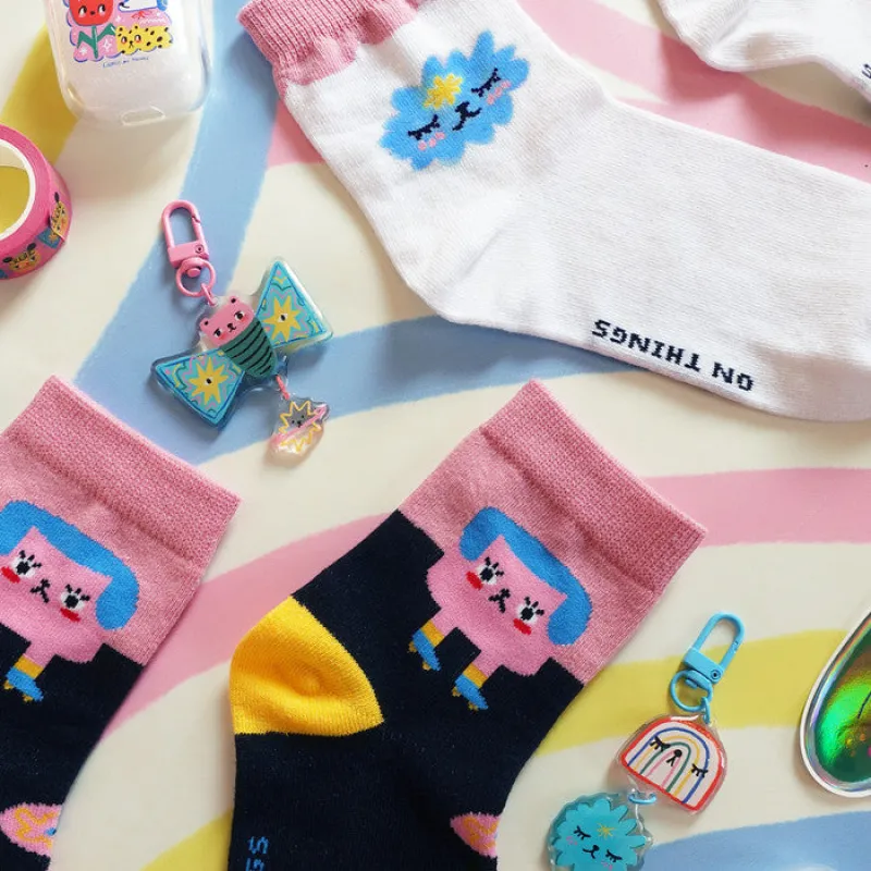 Pastel Friends Socks sold by Liunic on Things