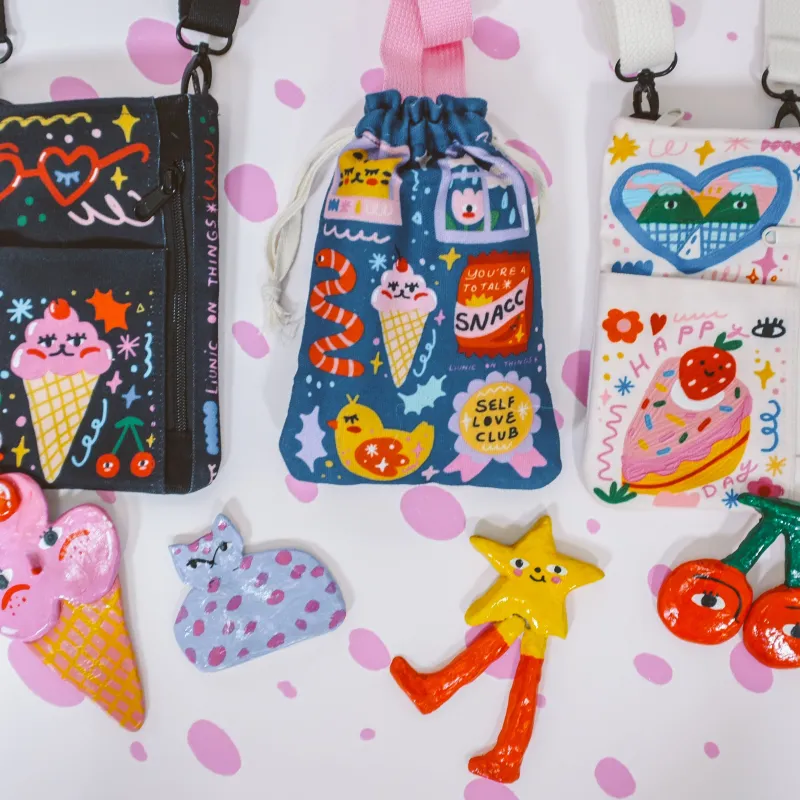 Think Happy Thoughts Essential Sling Bag sold by Liunic on Things