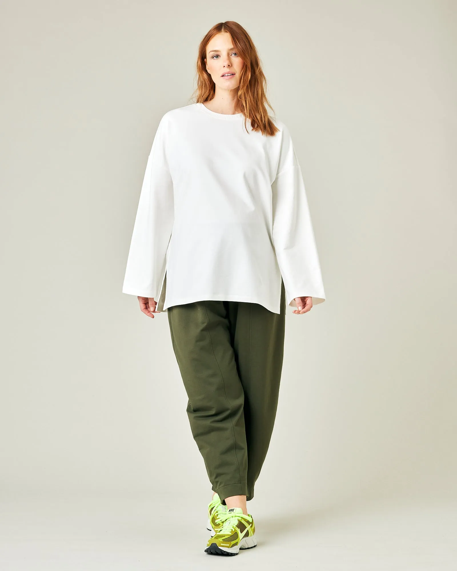 Huxley Off White Cotton Jersey Top sold by Beyond Nine product image thumbnail 5