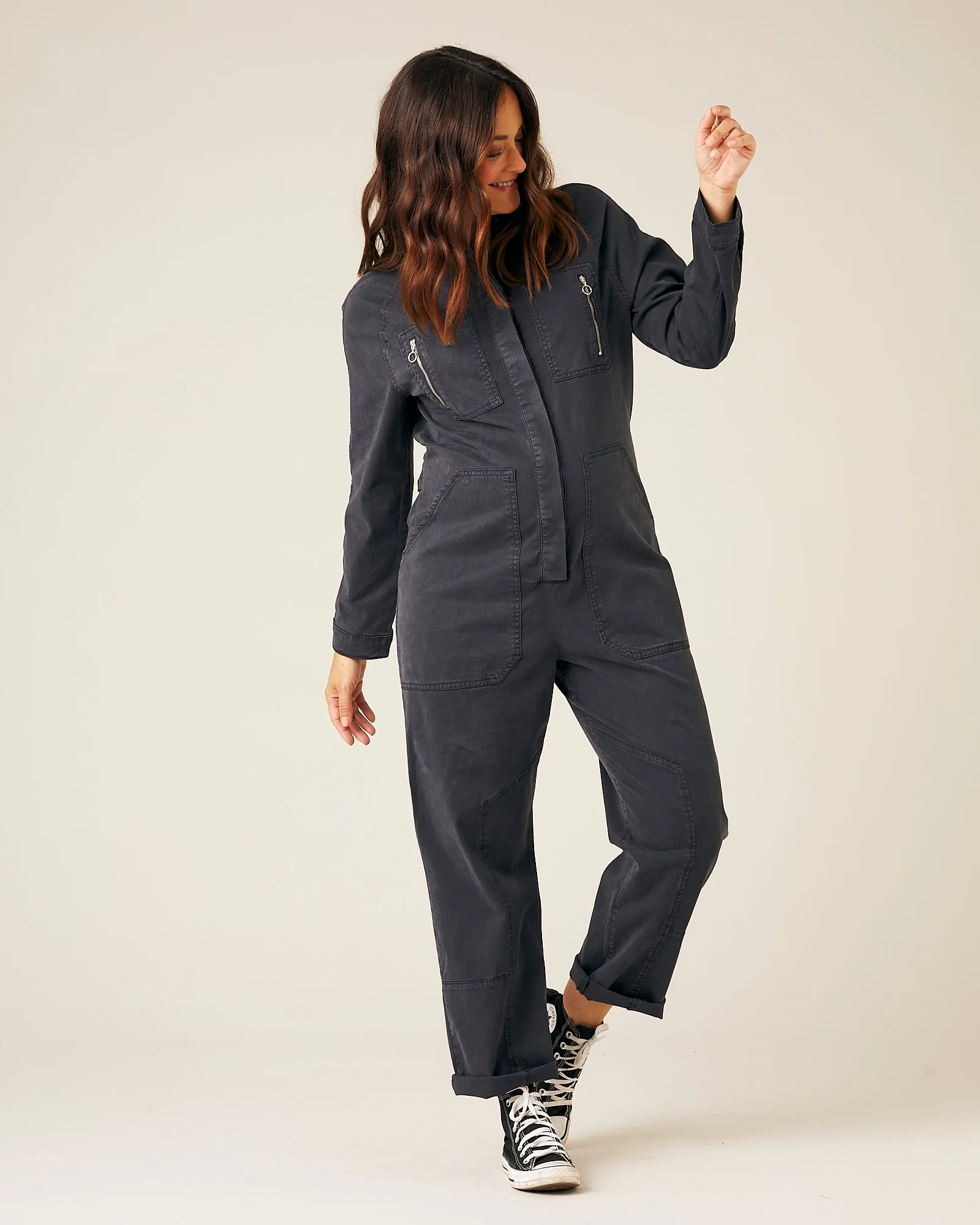 Hallie Ink Cotton Coverall sold by Beyond Nine product image thumbnail 2