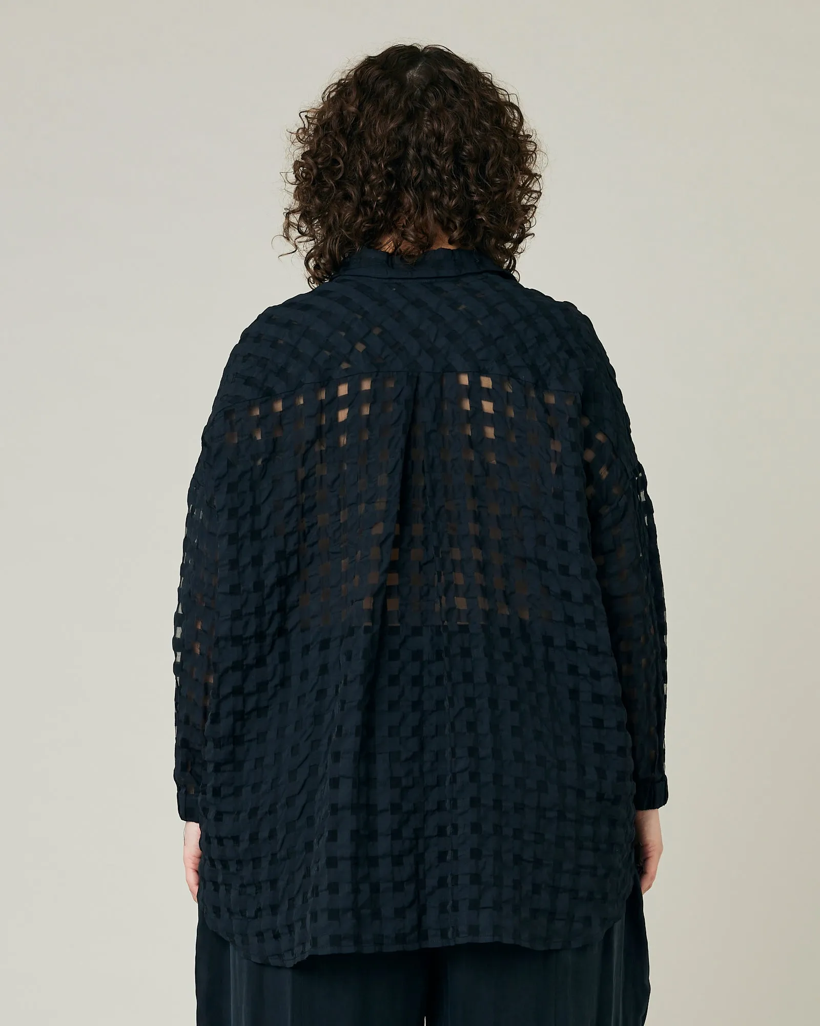 Catherine Black Organza Shirt sold by Beyond Nine product image thumbnail 3