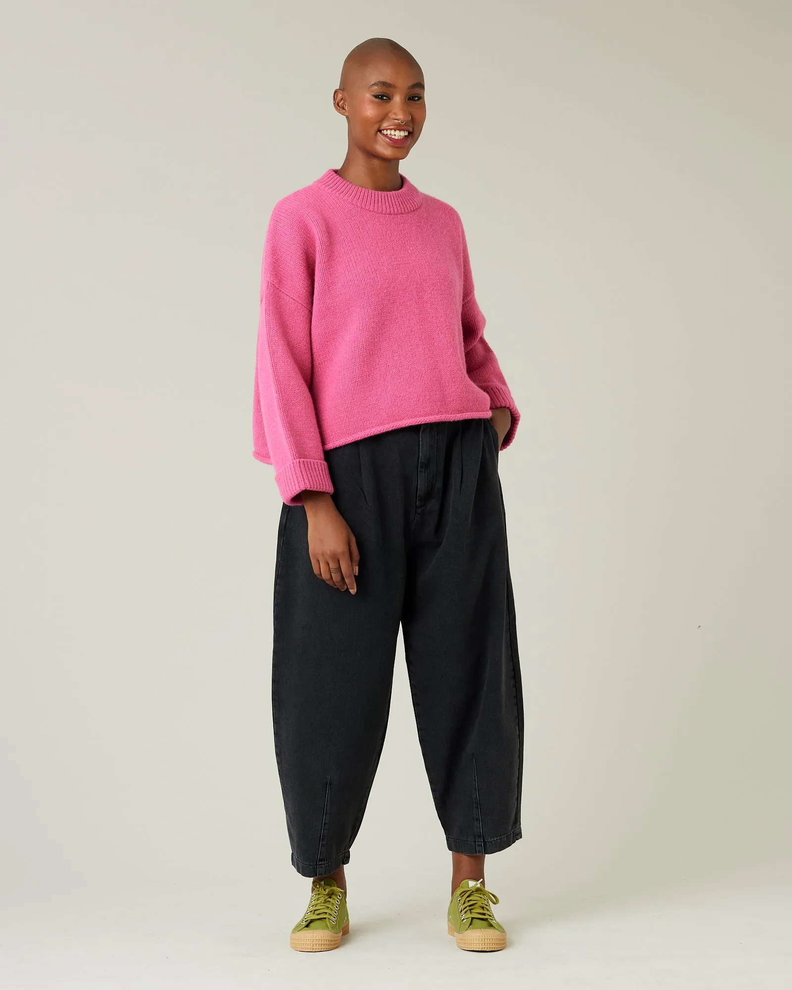 Coco Pink Knitted Wool Jumper sold by Beyond Nine product image thumbnail 5