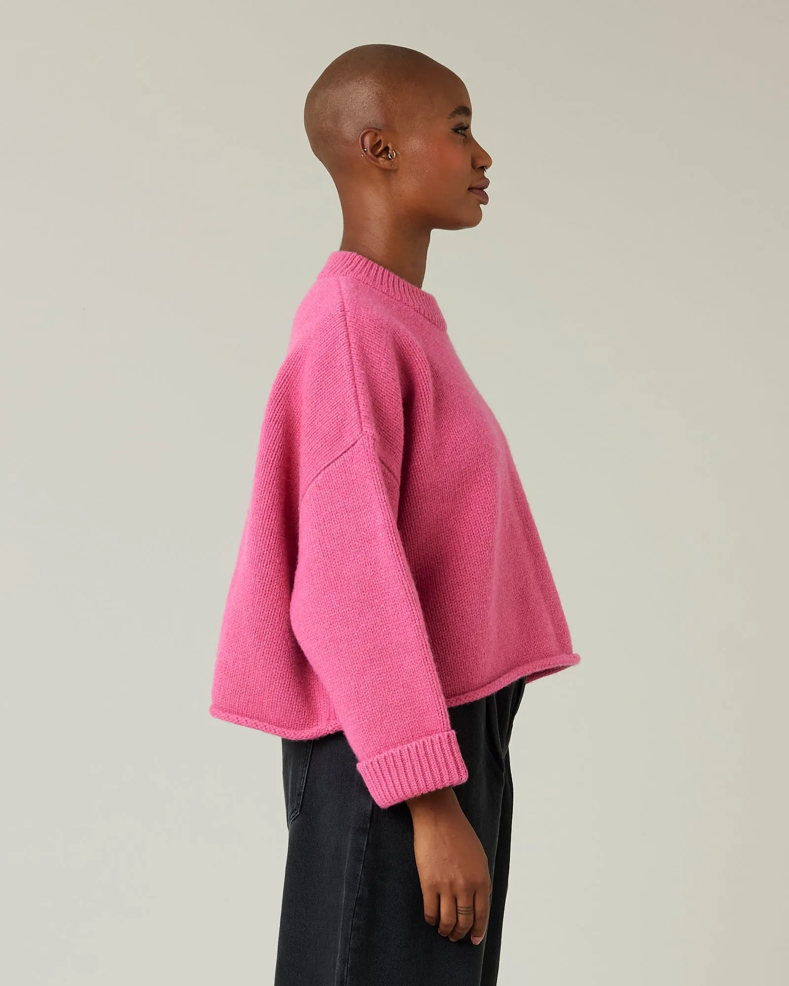 Coco Pink Knitted Wool Jumper sold by Beyond Nine product image thumbnail 4