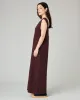 Vivienne Burgundy Cotton Jersey Jumpsuit sold by Beyond Nine