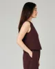 Esme Burgundy Jersey Top sold by Beyond Nine