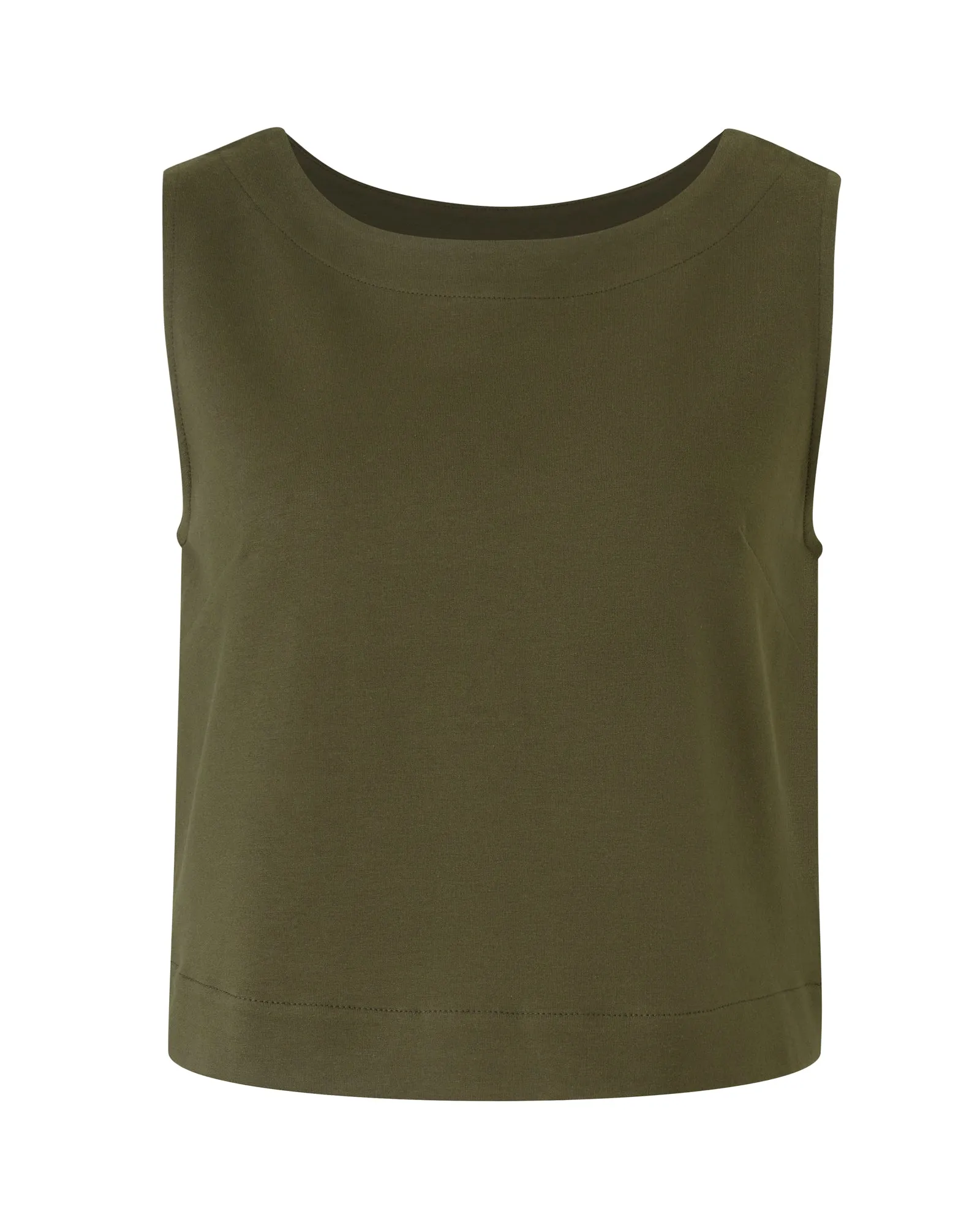 Esme Olive Jersey Top sold by Beyond Nine