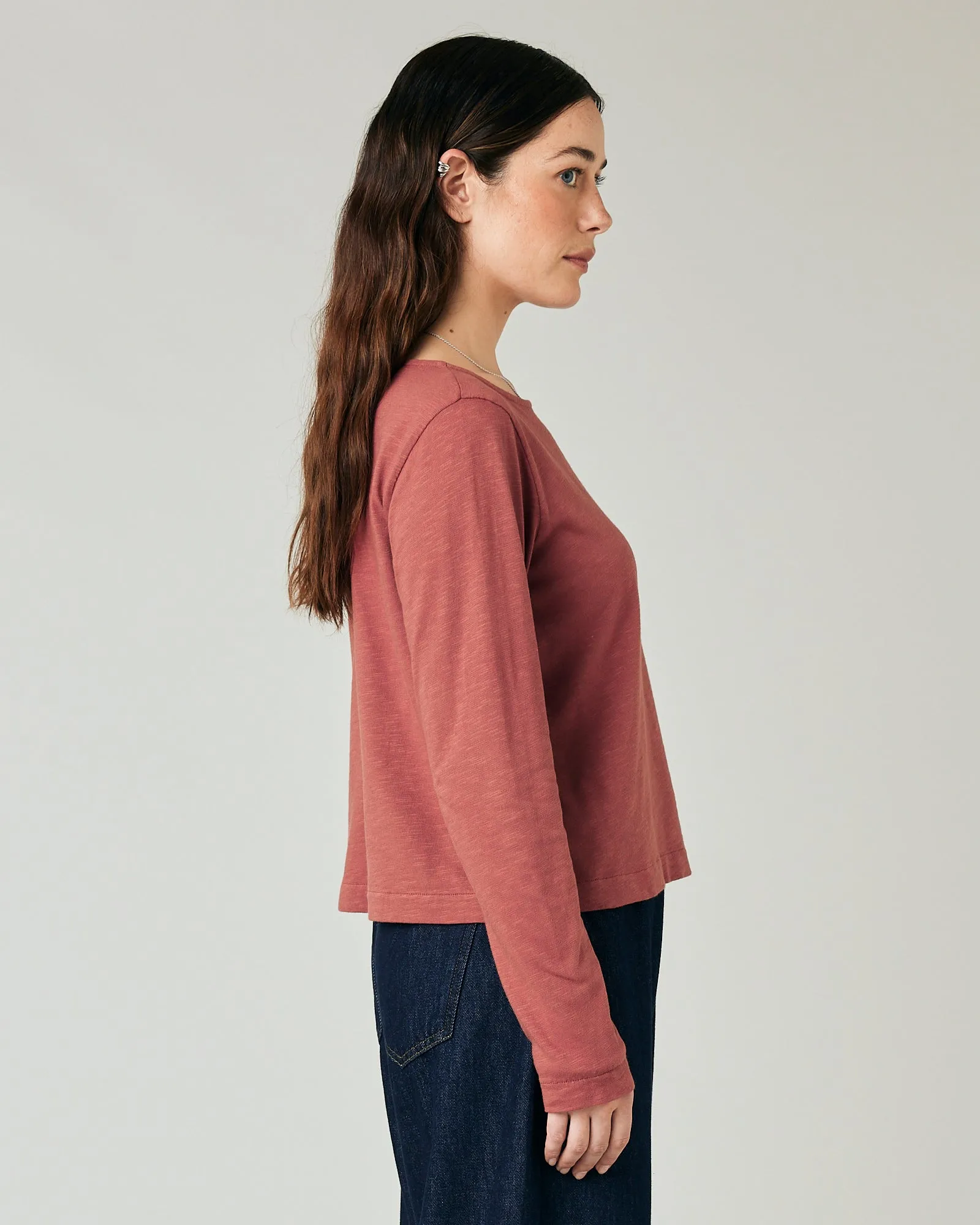 Boat Neck Top Clay Pink sold by Beyond Nine product image thumbnail 4