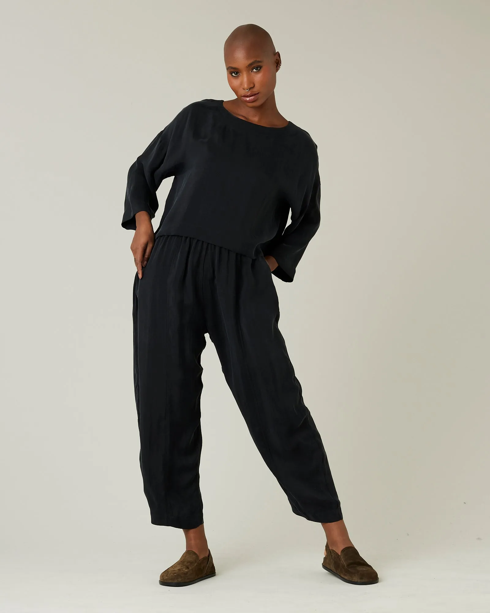 Lily Black Cupro Top sold by Beyond Nine product image thumbnail 5