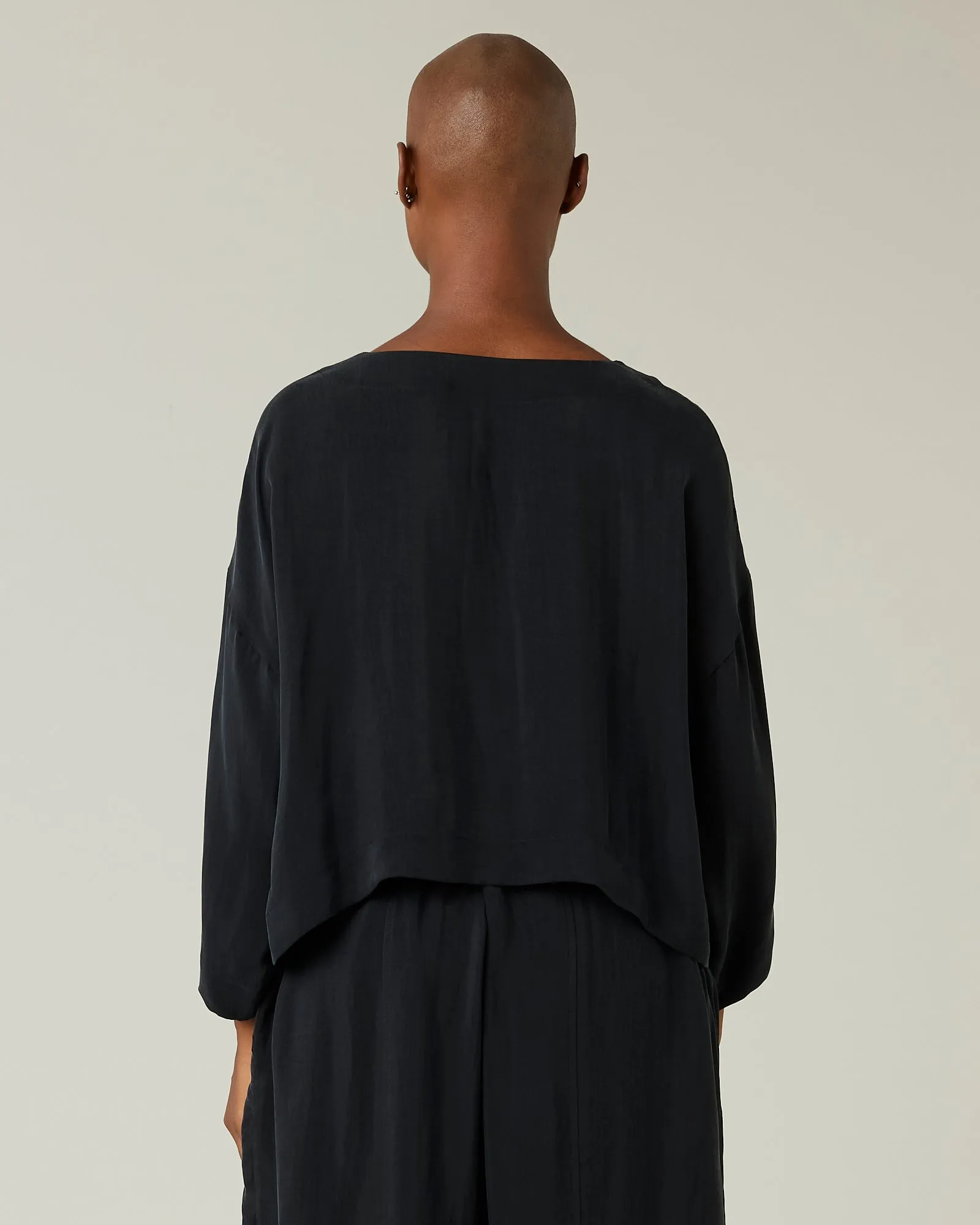 Lily Black Cupro Top sold by Beyond Nine product image thumbnail 3