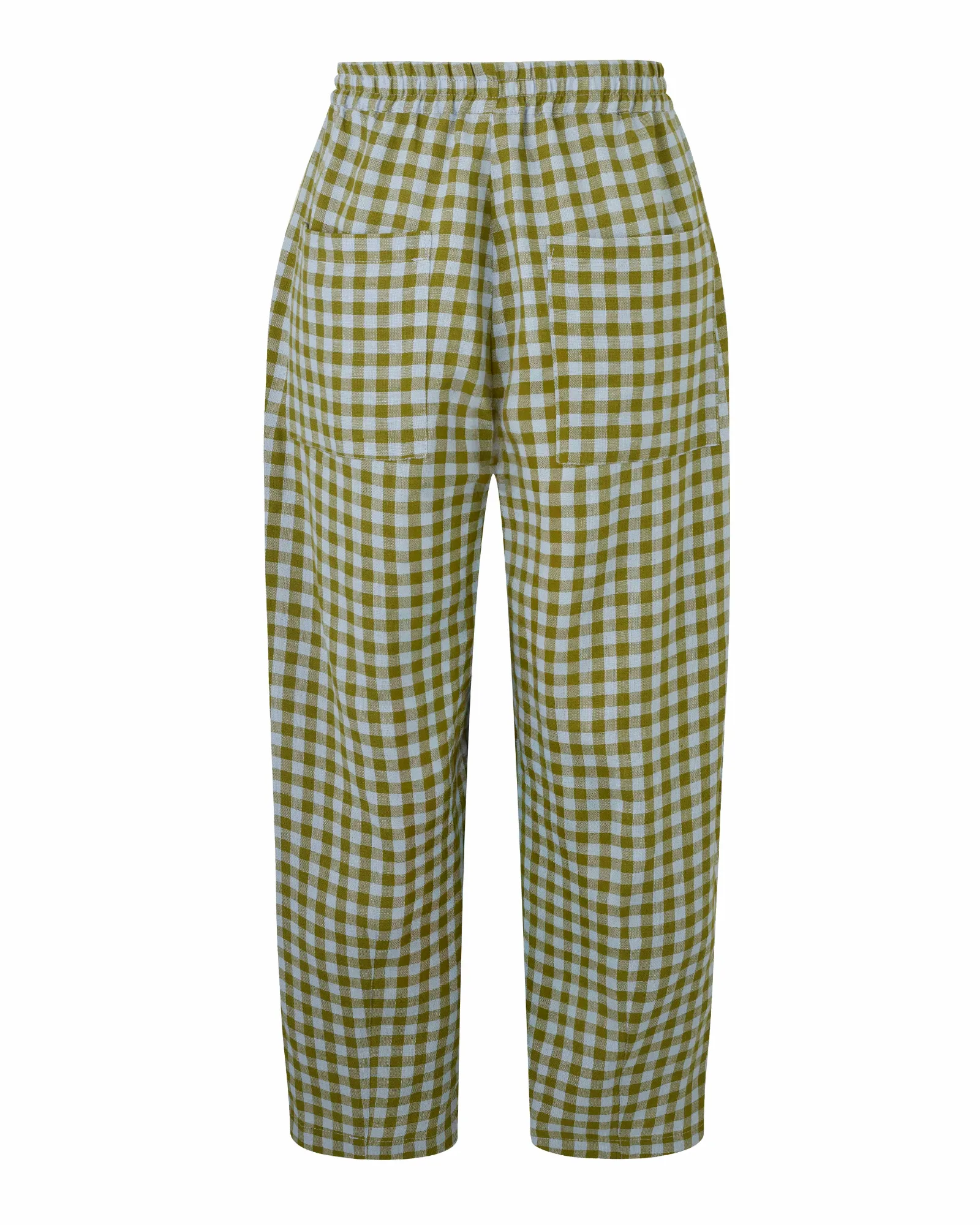 Huxley Meadow Check Linen Trousers sold by Beyond Nine product image thumbnail 4