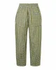 Huxley Meadow Check Linen Trousers sold by Beyond Nine