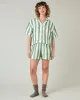 Bed Shorts Clover Stripe Linen sold by Beyond Nine