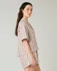 Ultimate PJ Top Neapolitan Check Linen sold by Beyond Nine