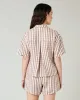 Ultimate PJ Top Neapolitan Check Linen sold by Beyond Nine