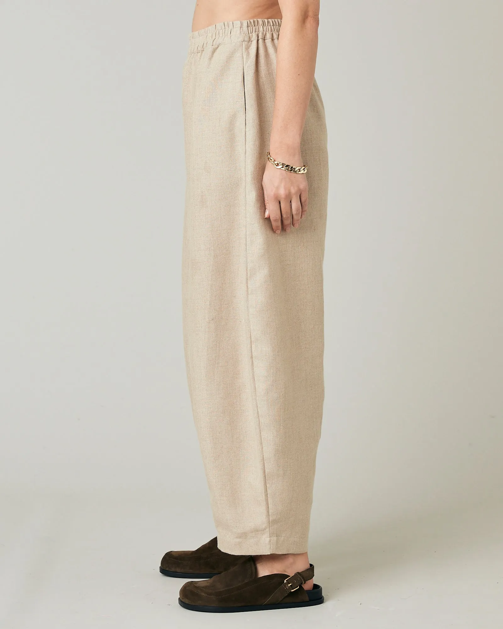 Daisy Oat Linen Trousers sold by Beyond Nine product image thumbnail 2