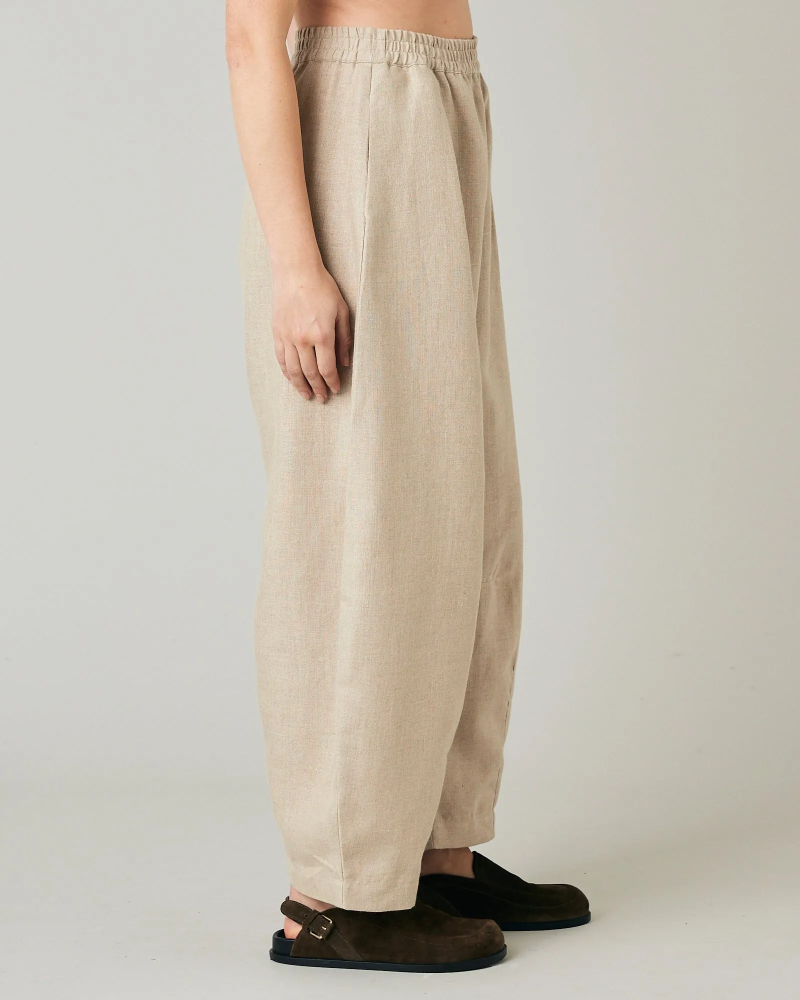 Daisy Oat Linen Trousers sold by Beyond Nine product image thumbnail 4