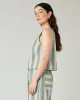 Esme Meadow Stripe Linen Top sold by Beyond Nine