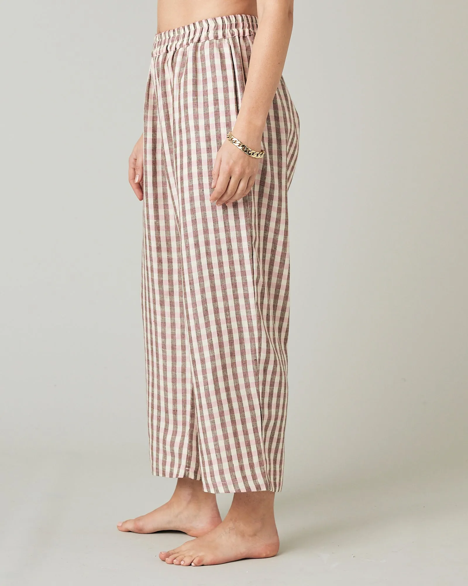Ultimate PJ Trousers Neapolitan Check Linen sold by Beyond Nine product image thumbnail 2