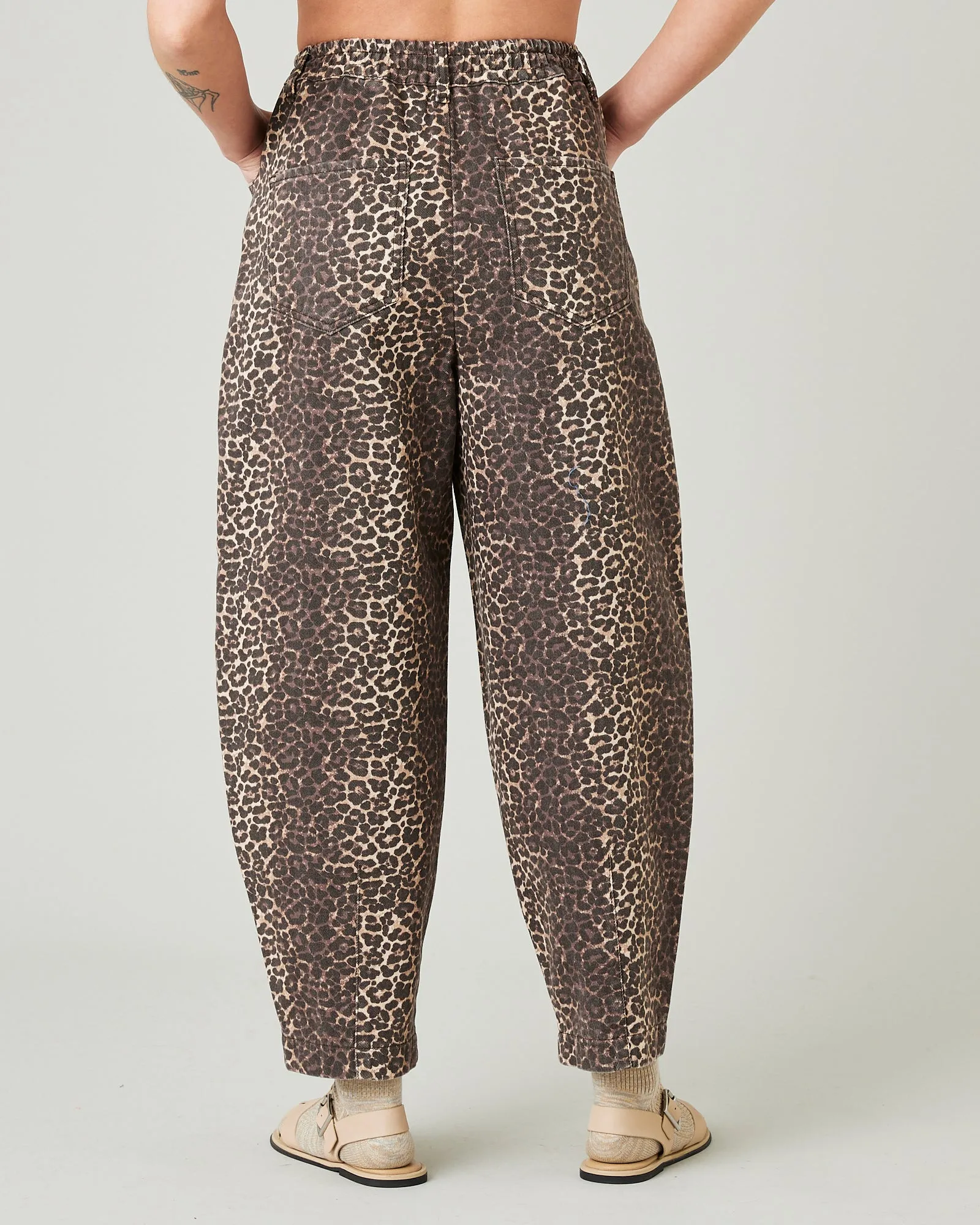 Remi Leopard Print Denim Jeans sold by Beyond Nine product image thumbnail 4