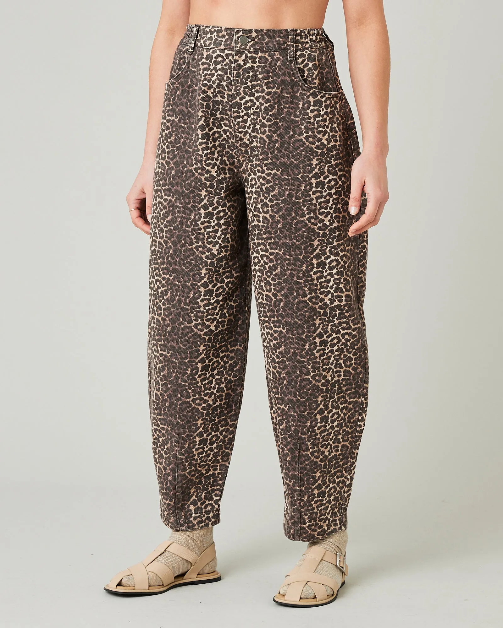 Remi Leopard Print Denim Jeans sold by Beyond Nine product image thumbnail 2