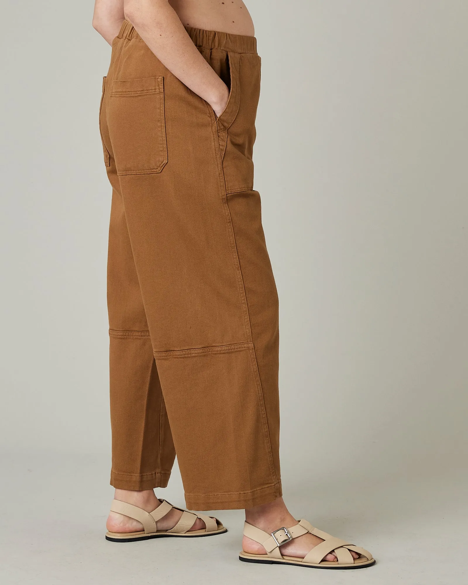Callie Tan Twill Trousers sold by Beyond Nine product image thumbnail 5