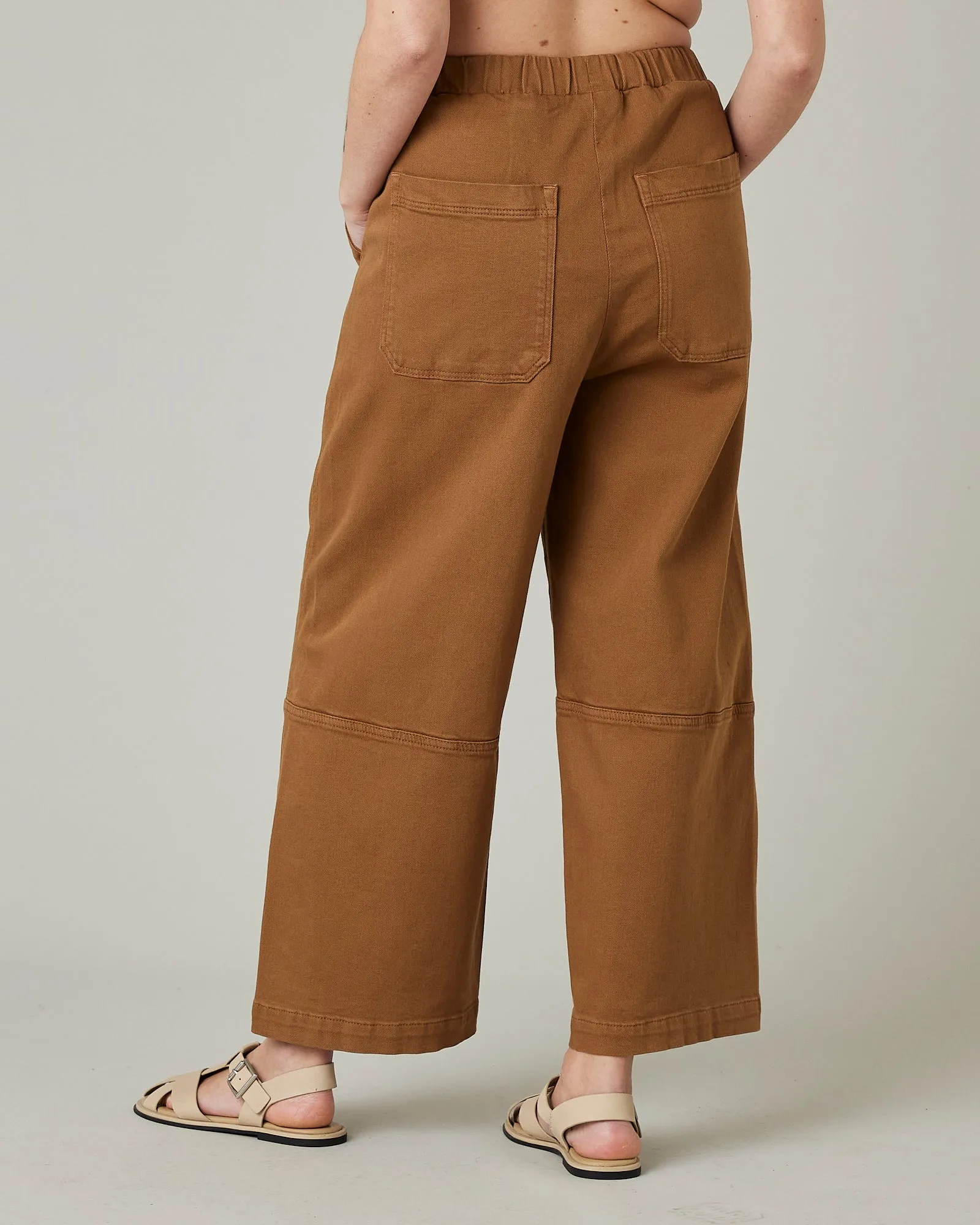 Callie Tan Twill Trousers sold by Beyond Nine product image thumbnail 4