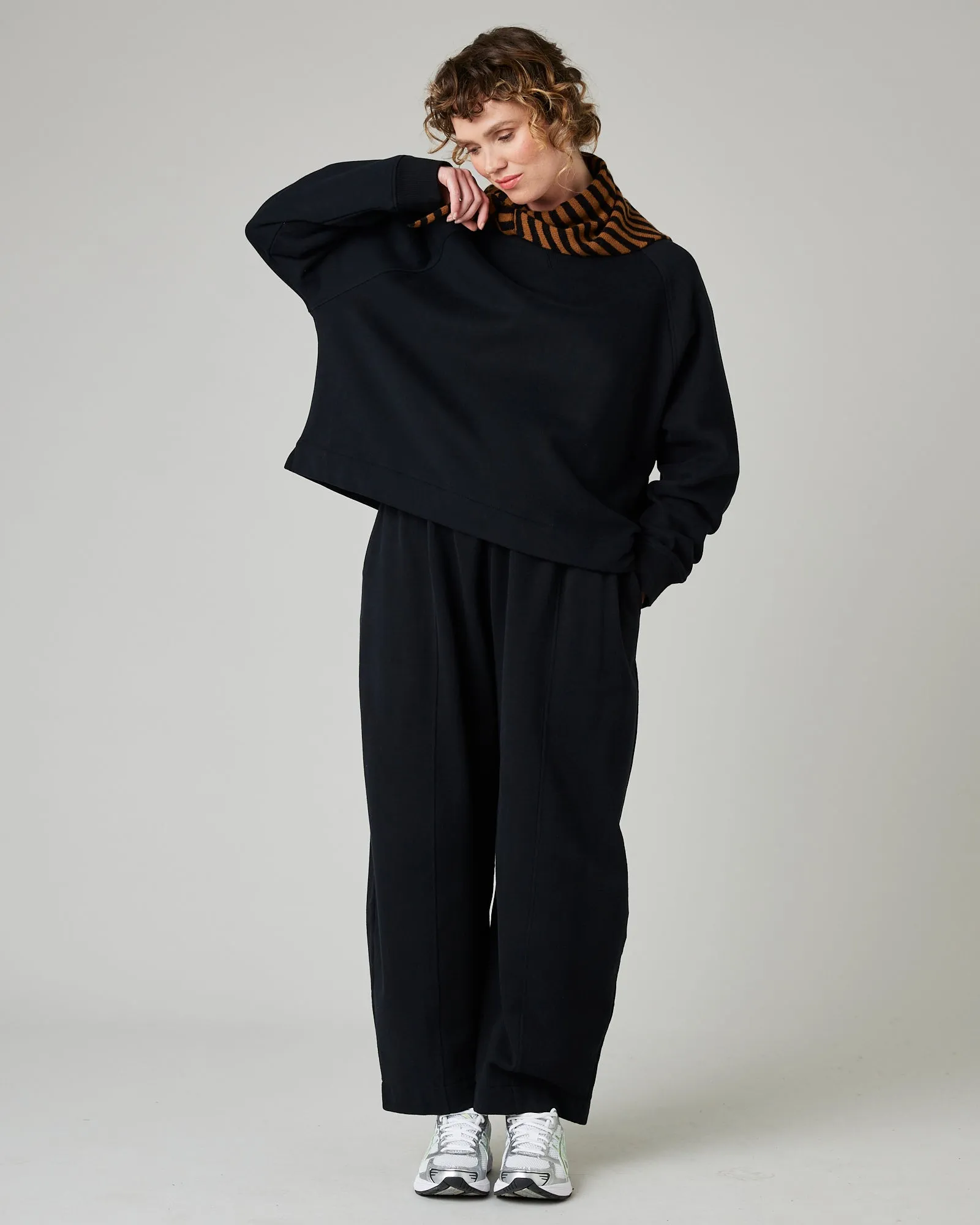 Noa Black Organic Cotton Jumper sold by Beyond Nine product image thumbnail 5