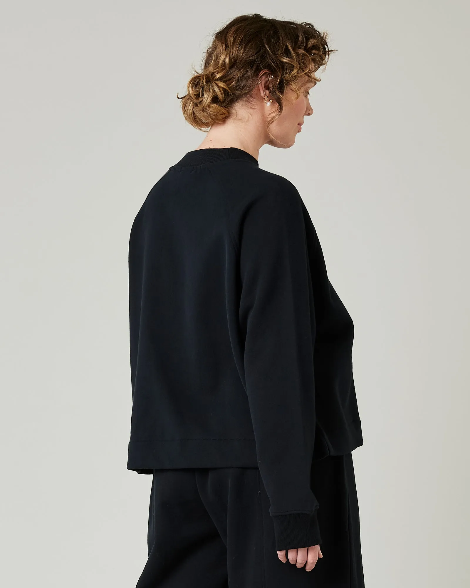 Noa Black Organic Cotton Jumper sold by Beyond Nine product image thumbnail 3