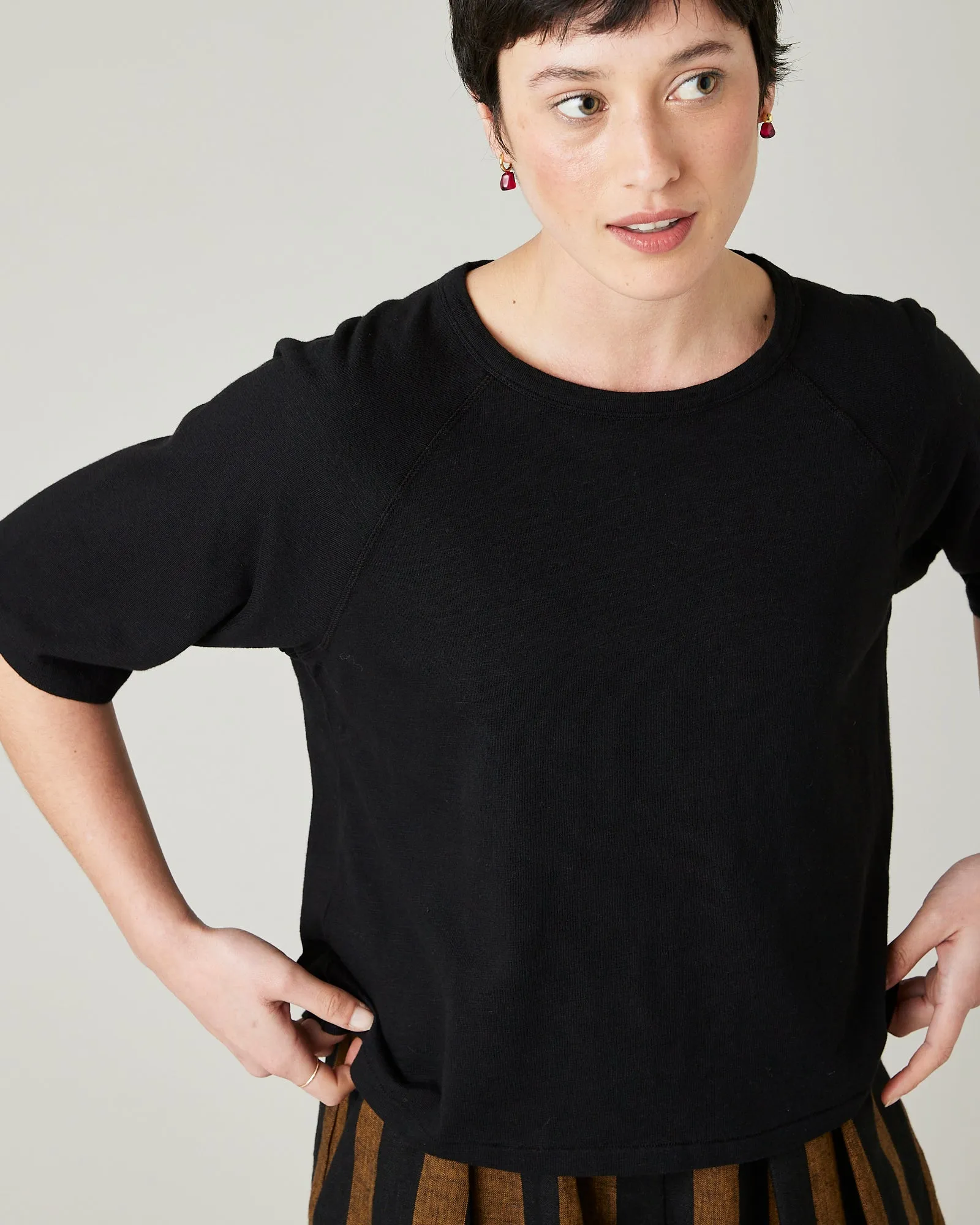 Raglan Top Black sold by Beyond Nine product image thumbnail 5