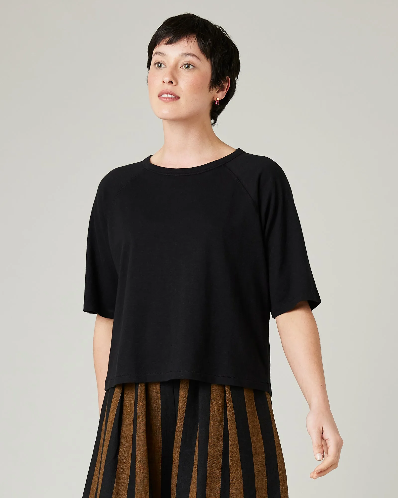 Raglan Top Black sold by Beyond Nine