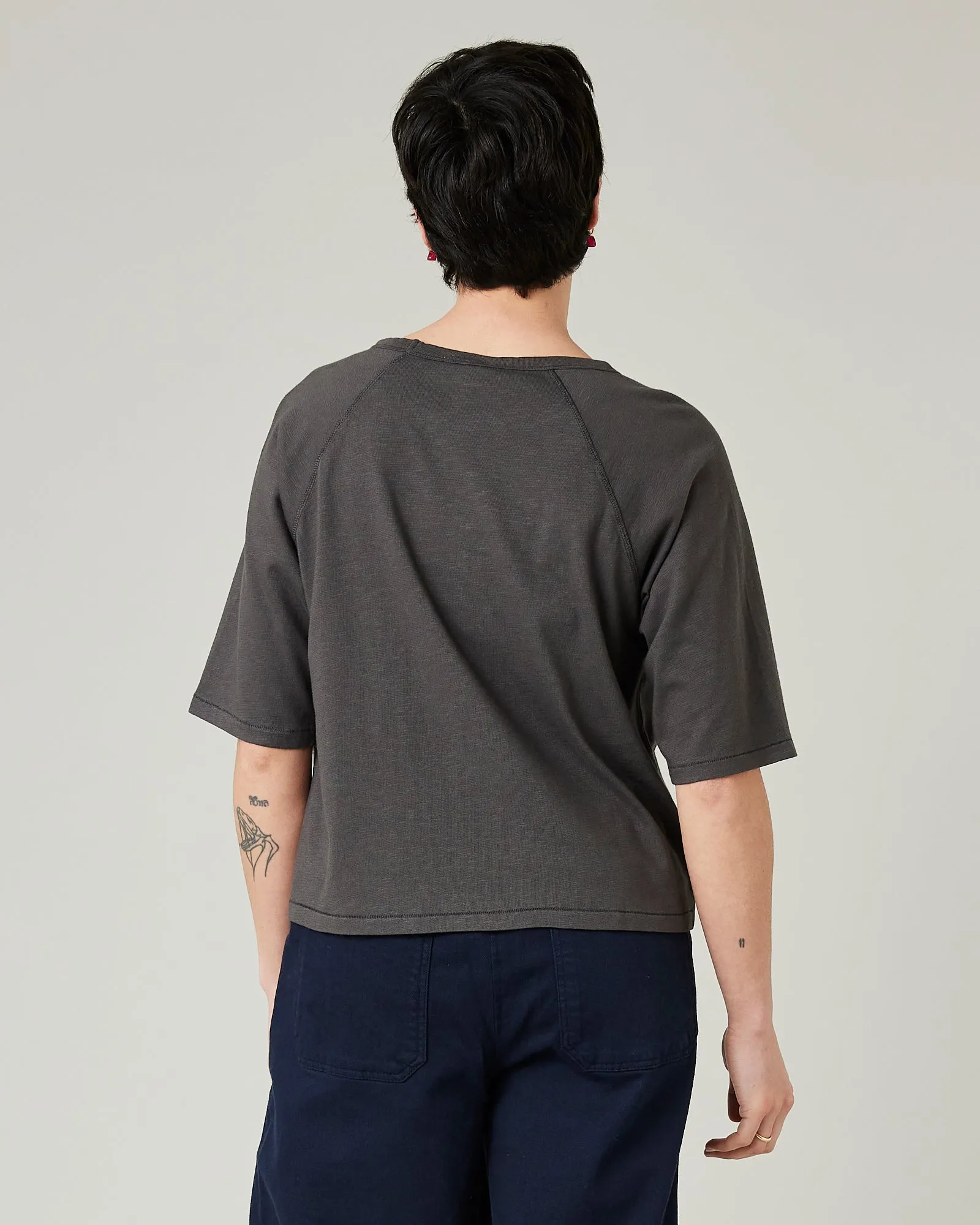 Raglan Top Slate sold by Beyond Nine product image thumbnail 3