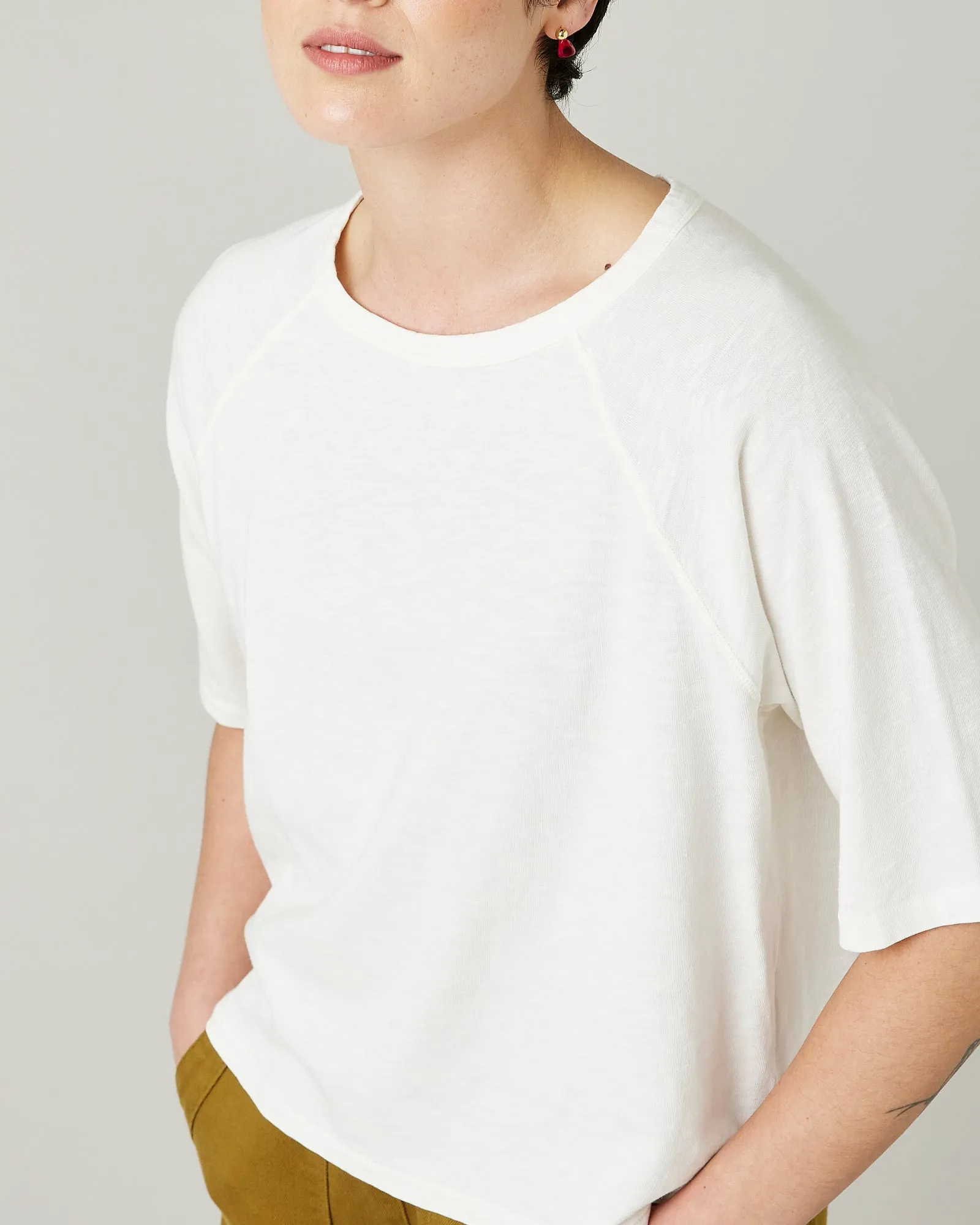 Raglan Top Ecru sold by Beyond Nine product image thumbnail 5