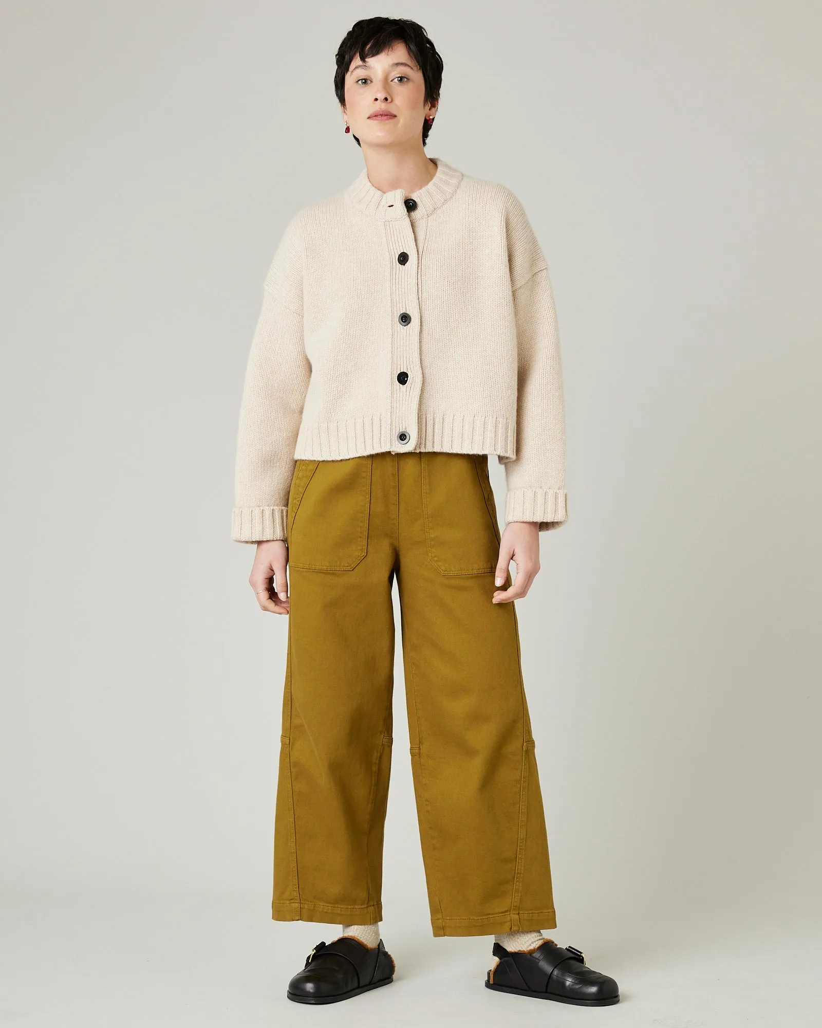 Callie Hay Twill Trousers sold by Beyond Nine