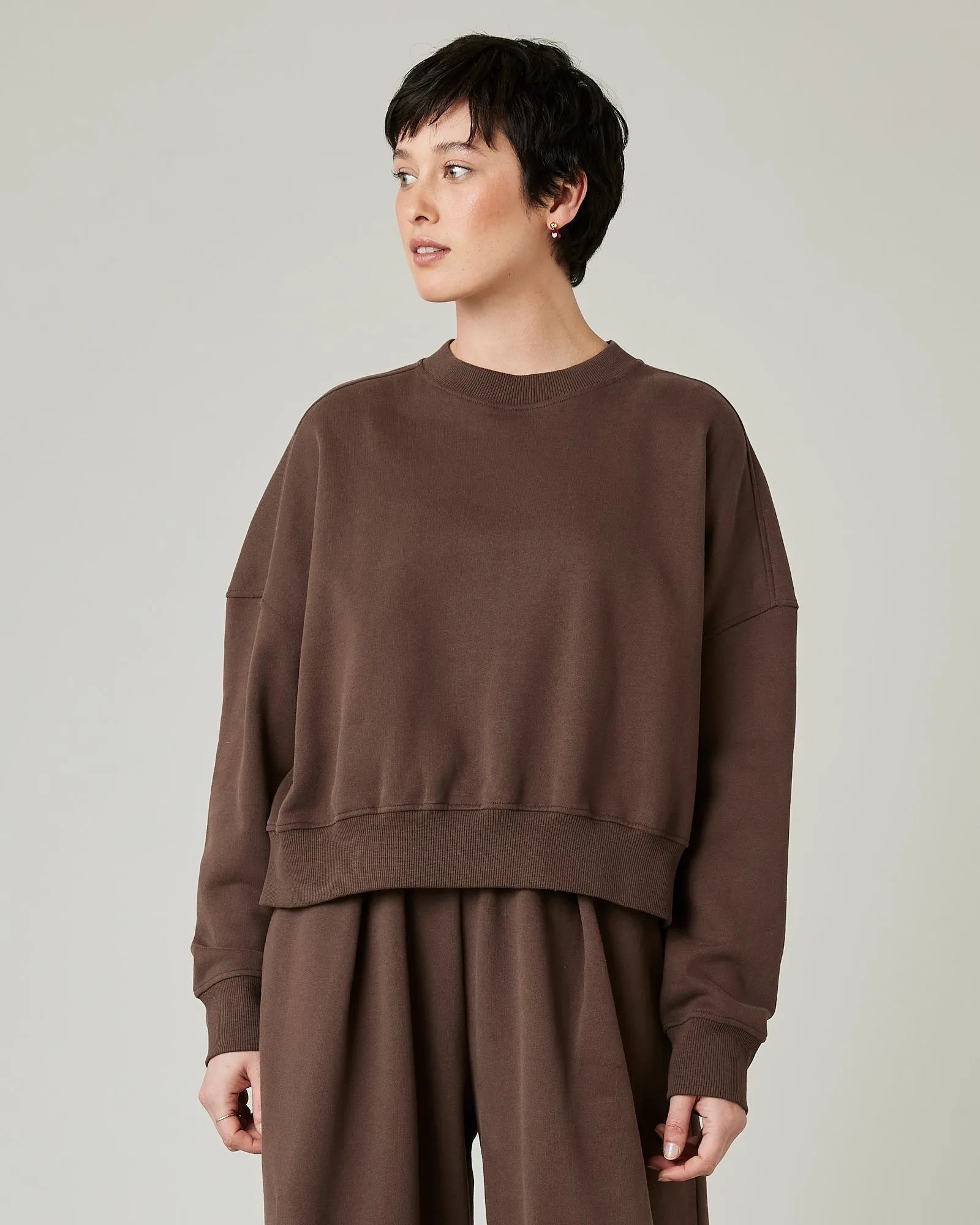 Eden Chocolate Organic Cotton Jumper sold by Beyond Nine