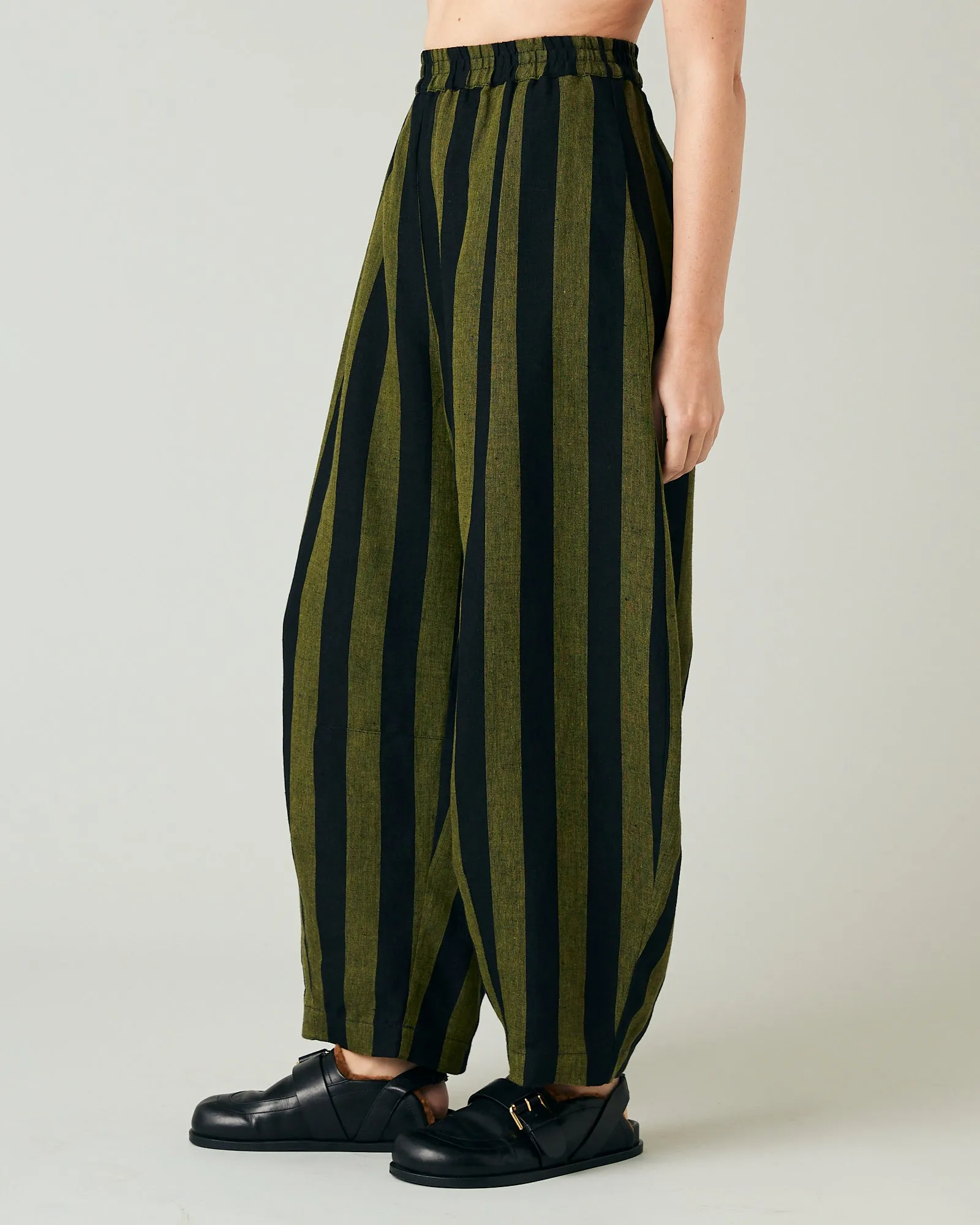 Daisy Black & Olive Stripe sold by Beyond Nine product image thumbnail 2