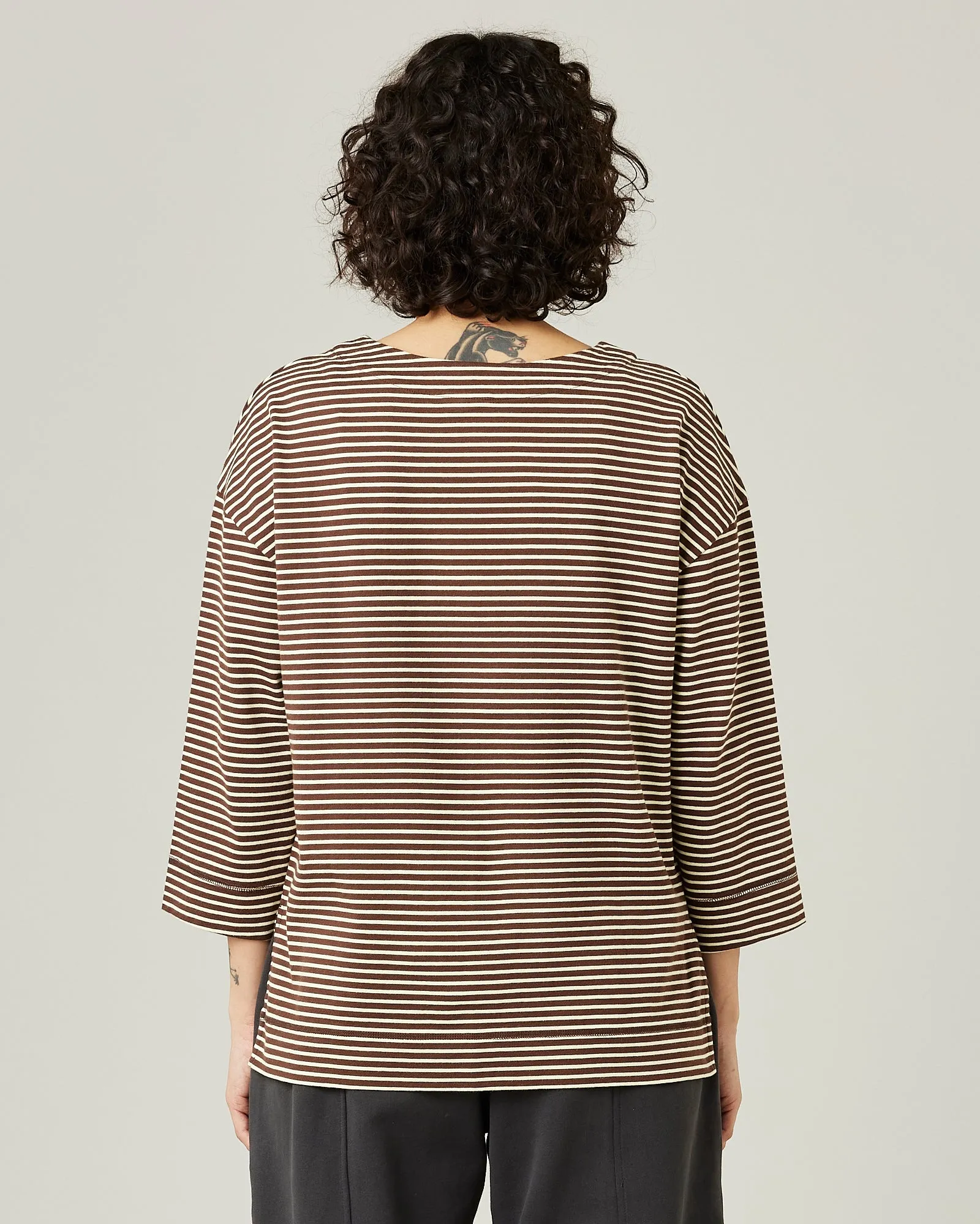 Breton Top Brown & Butter Stripe sold by Beyond Nine product image thumbnail 3