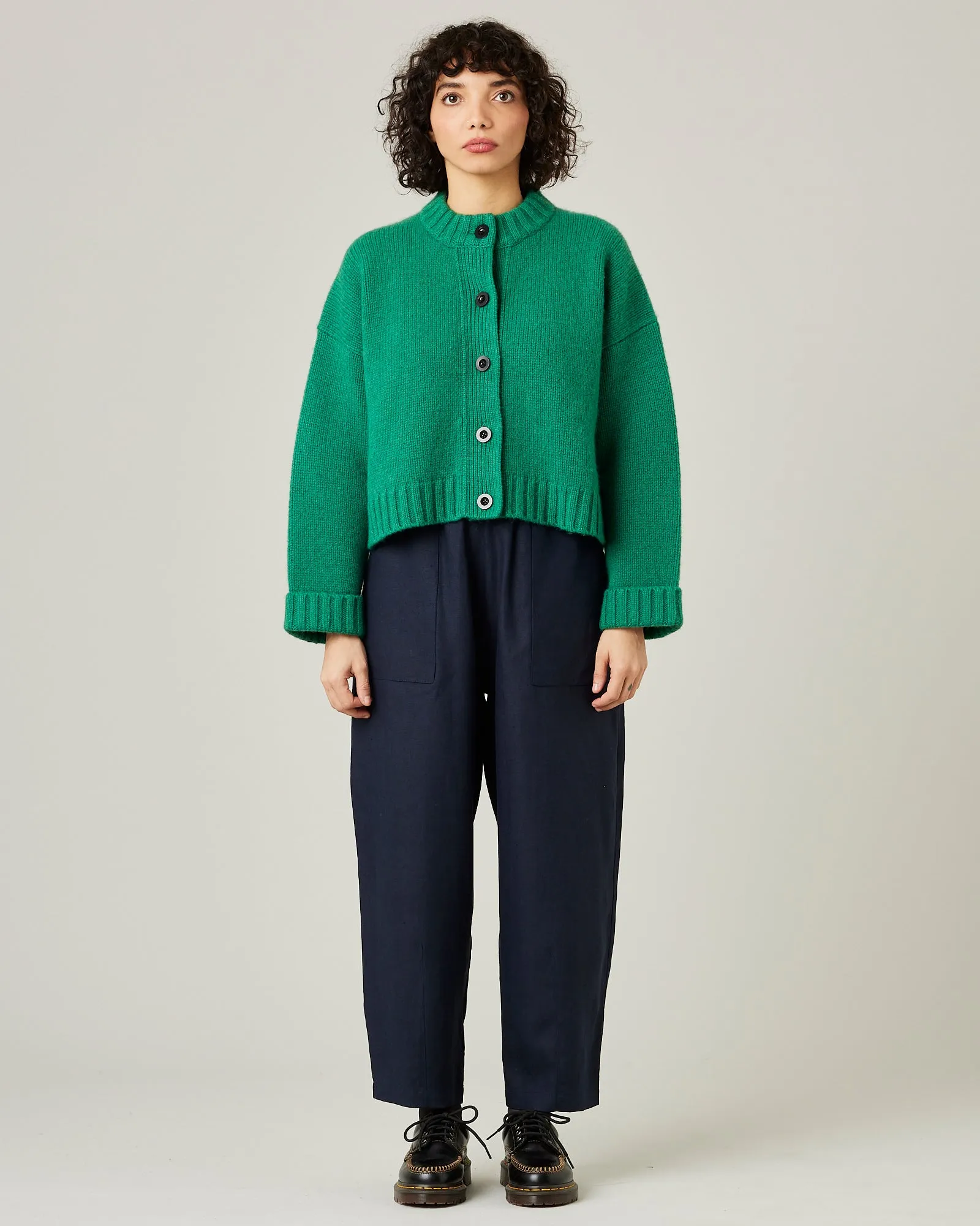 Huxley Navy Linen Trousers sold by Beyond Nine product image thumbnail 5