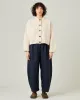 Daisy Navy Linen Trousers sold by Beyond Nine