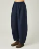 Daisy Navy Linen Trousers sold by Beyond Nine