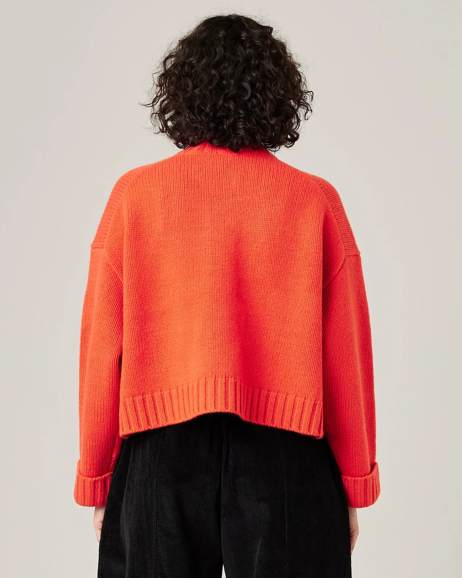 Maggie Vermillion Wool Knitted Cardigan sold by Beyond Nine product image thumbnail 3