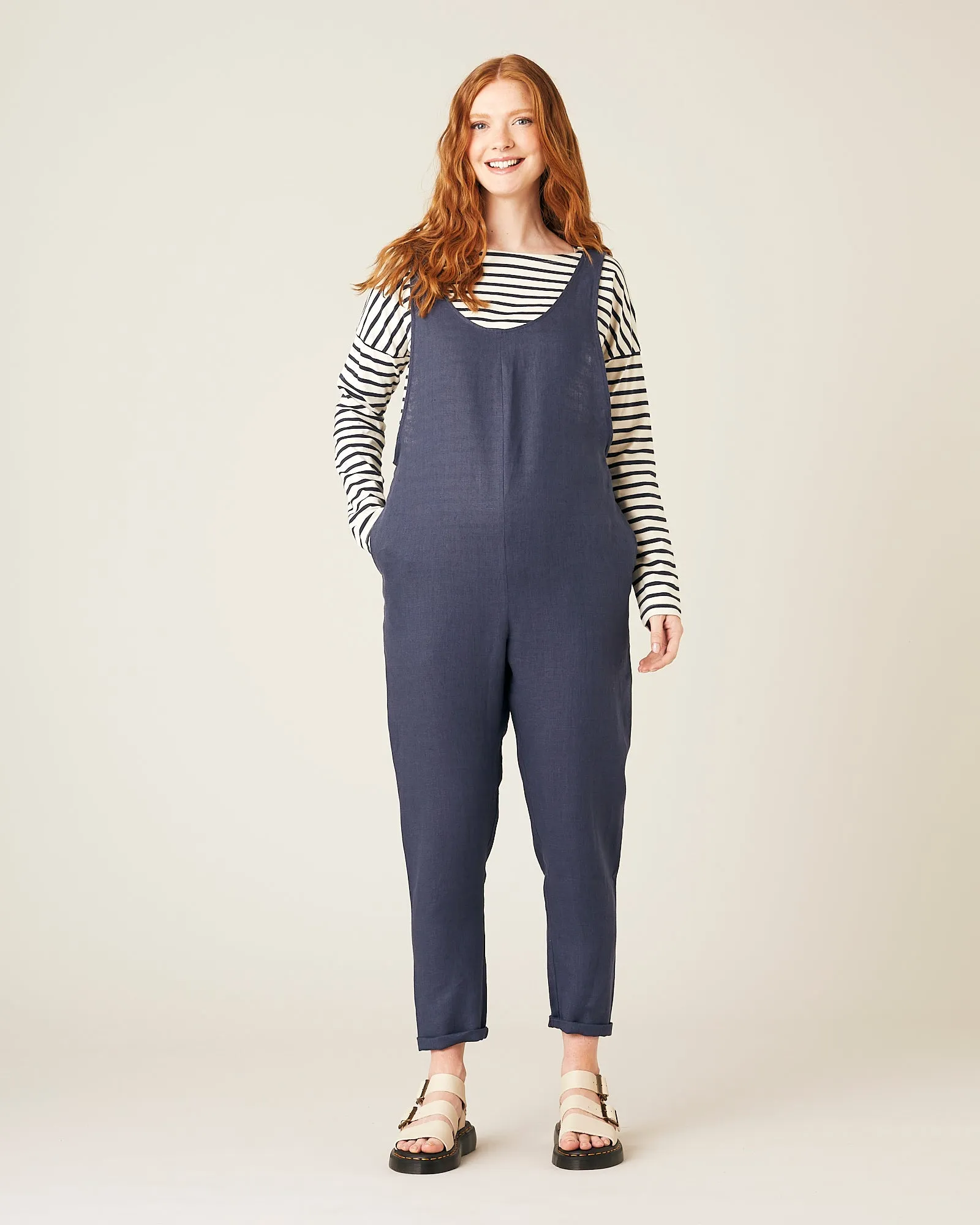 Linen Laura - Navy sold by Beyond Nine product image thumbnail 4