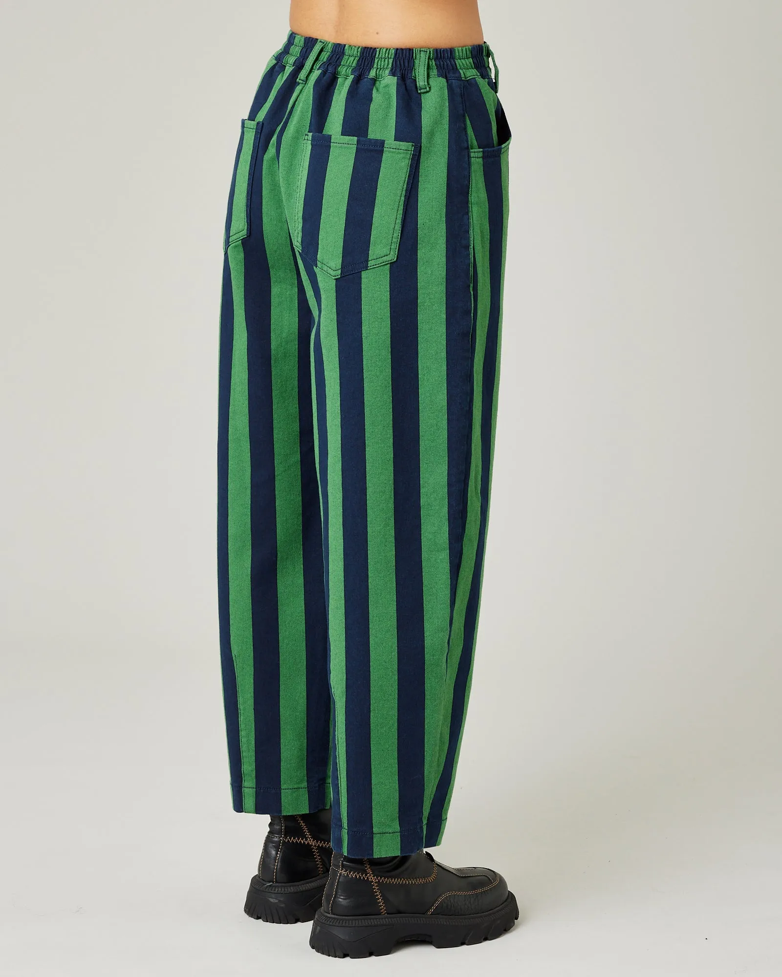 Remi Navy & Grass Stripe Jeans sold by Beyond Nine product image thumbnail 5