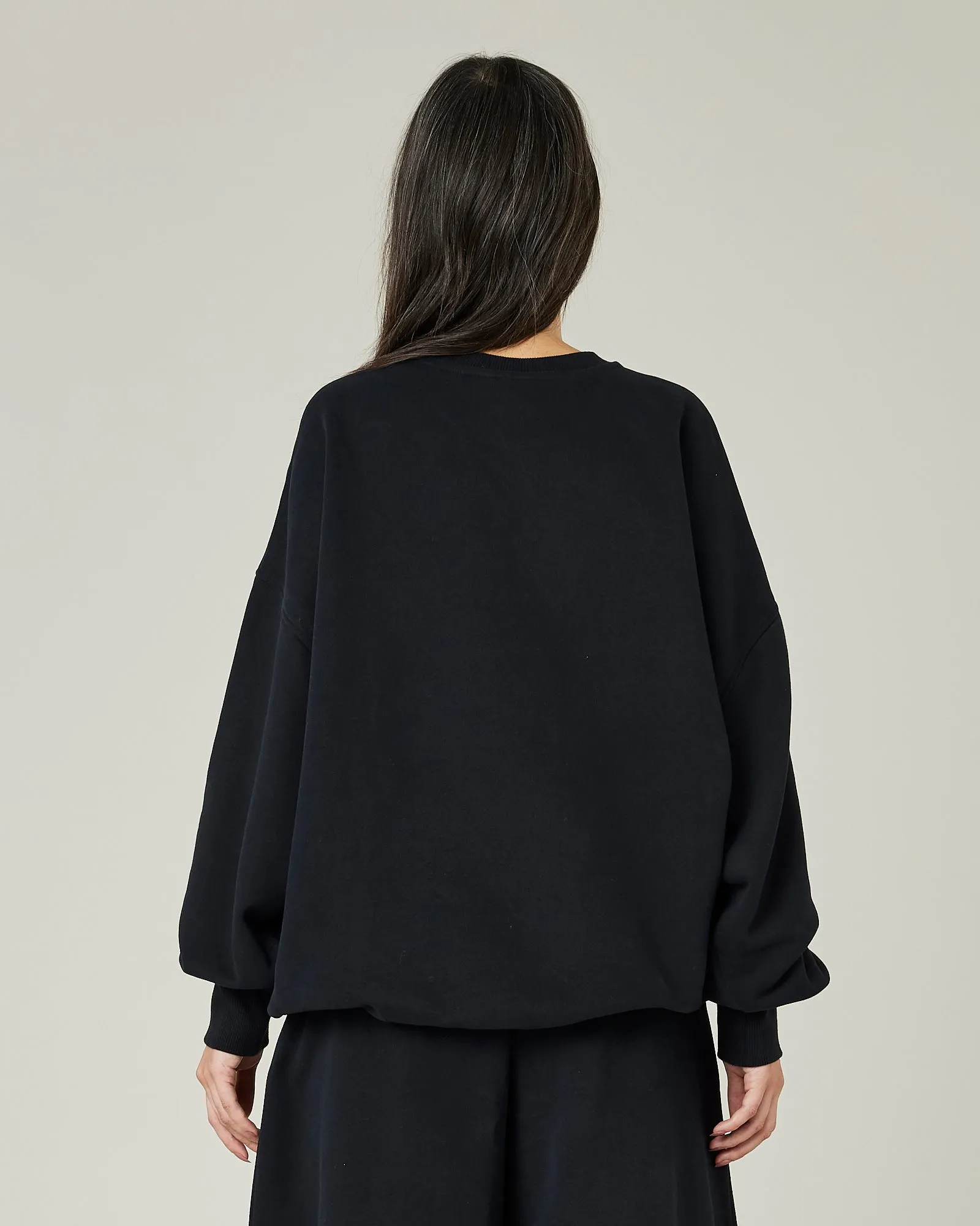 Riley Black Organic Cotton Jumper sold by Beyond Nine product image thumbnail 3