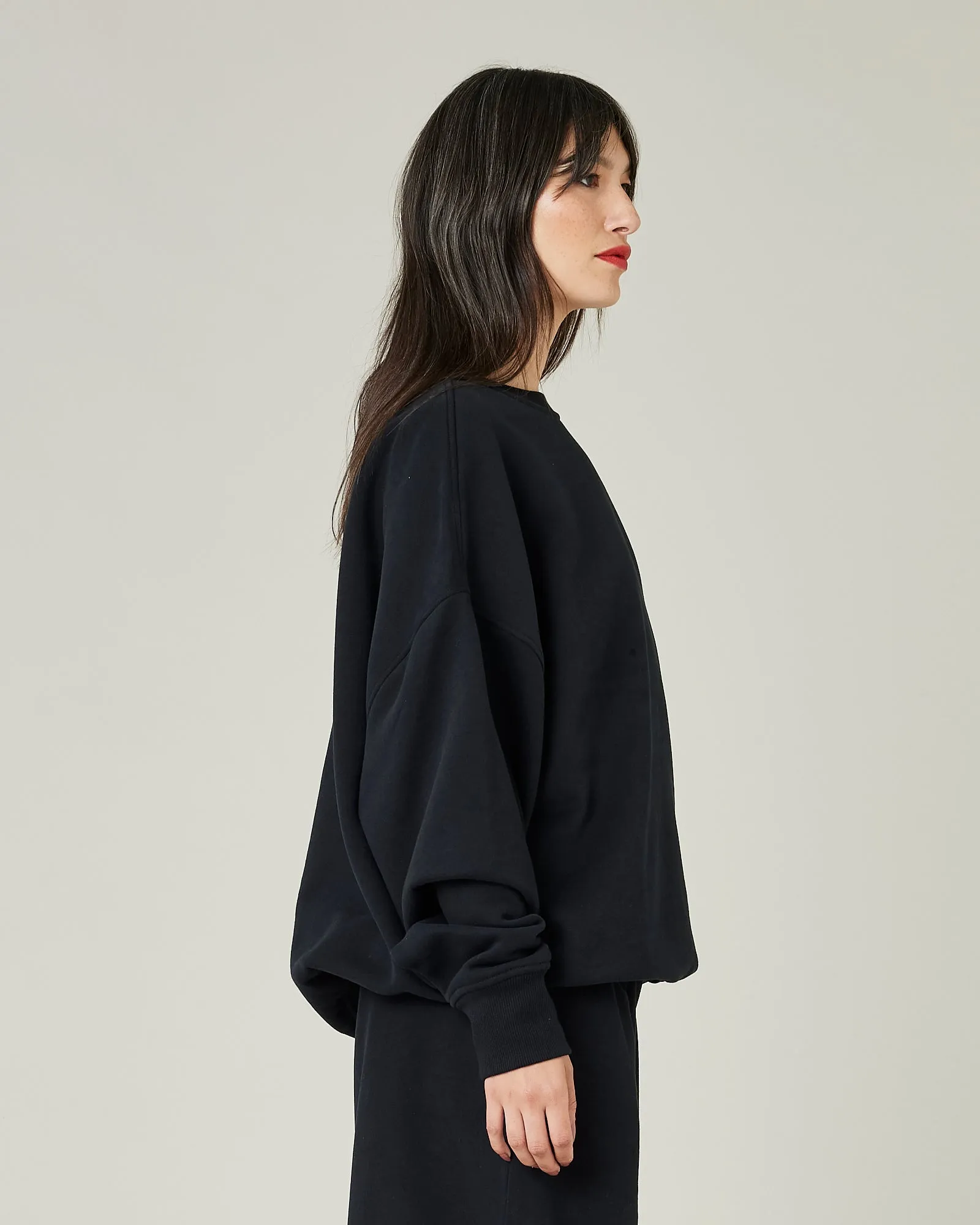 Riley Black Organic Cotton Jumper sold by Beyond Nine product image thumbnail 4