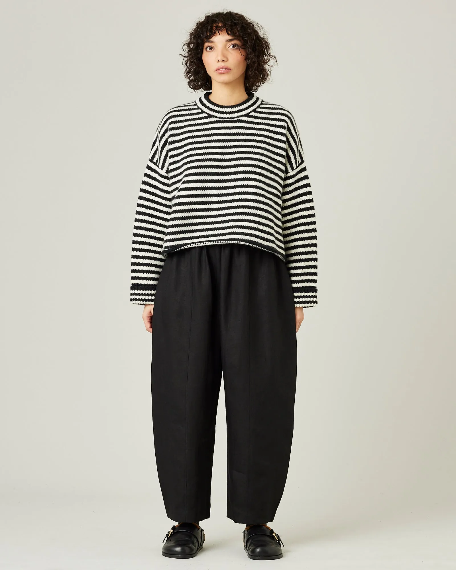 Mabel Black Linen Trousers sold by Beyond Nine product image thumbnail 5
