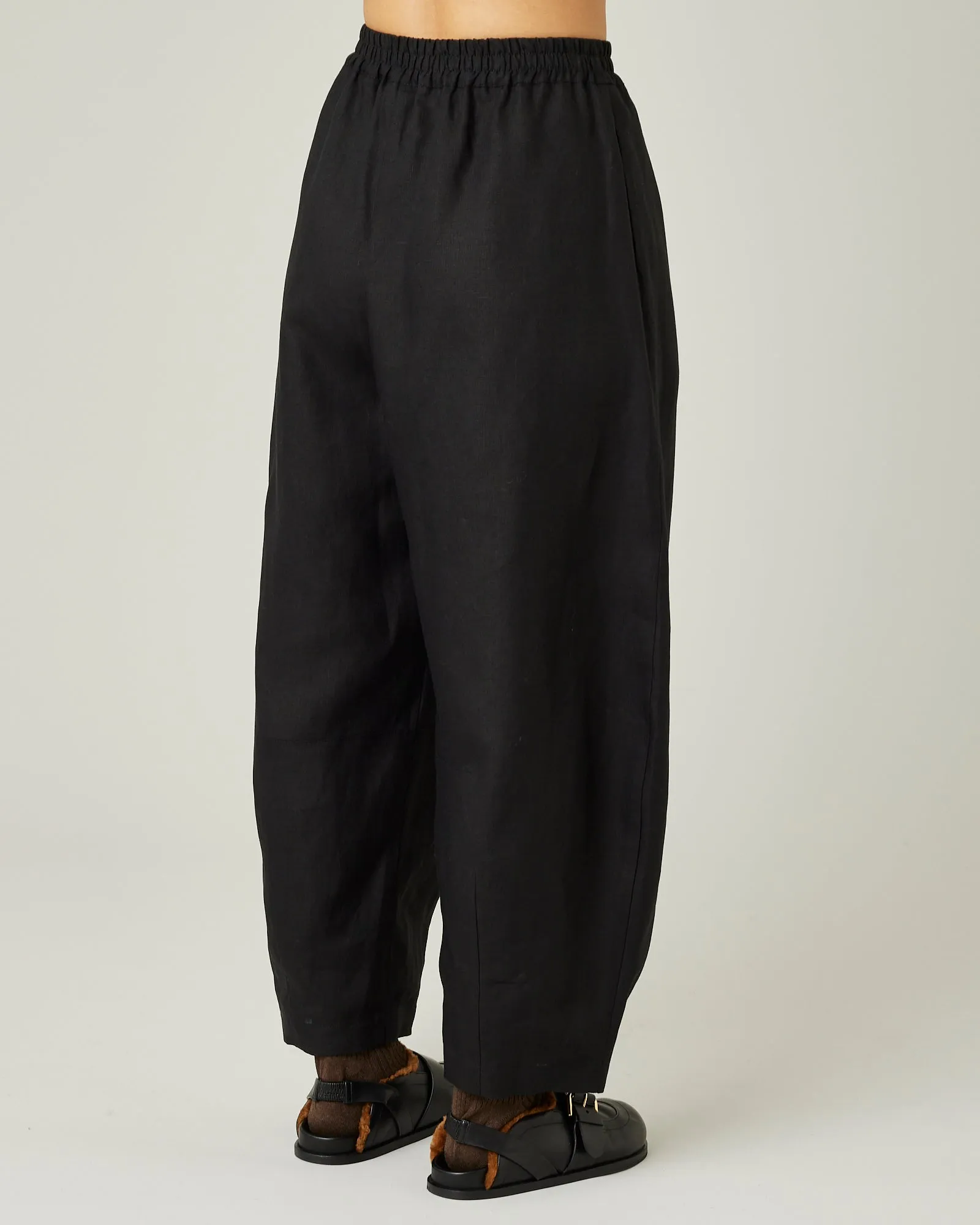Daisy Black Linen Trousers sold by Beyond Nine product image thumbnail 4