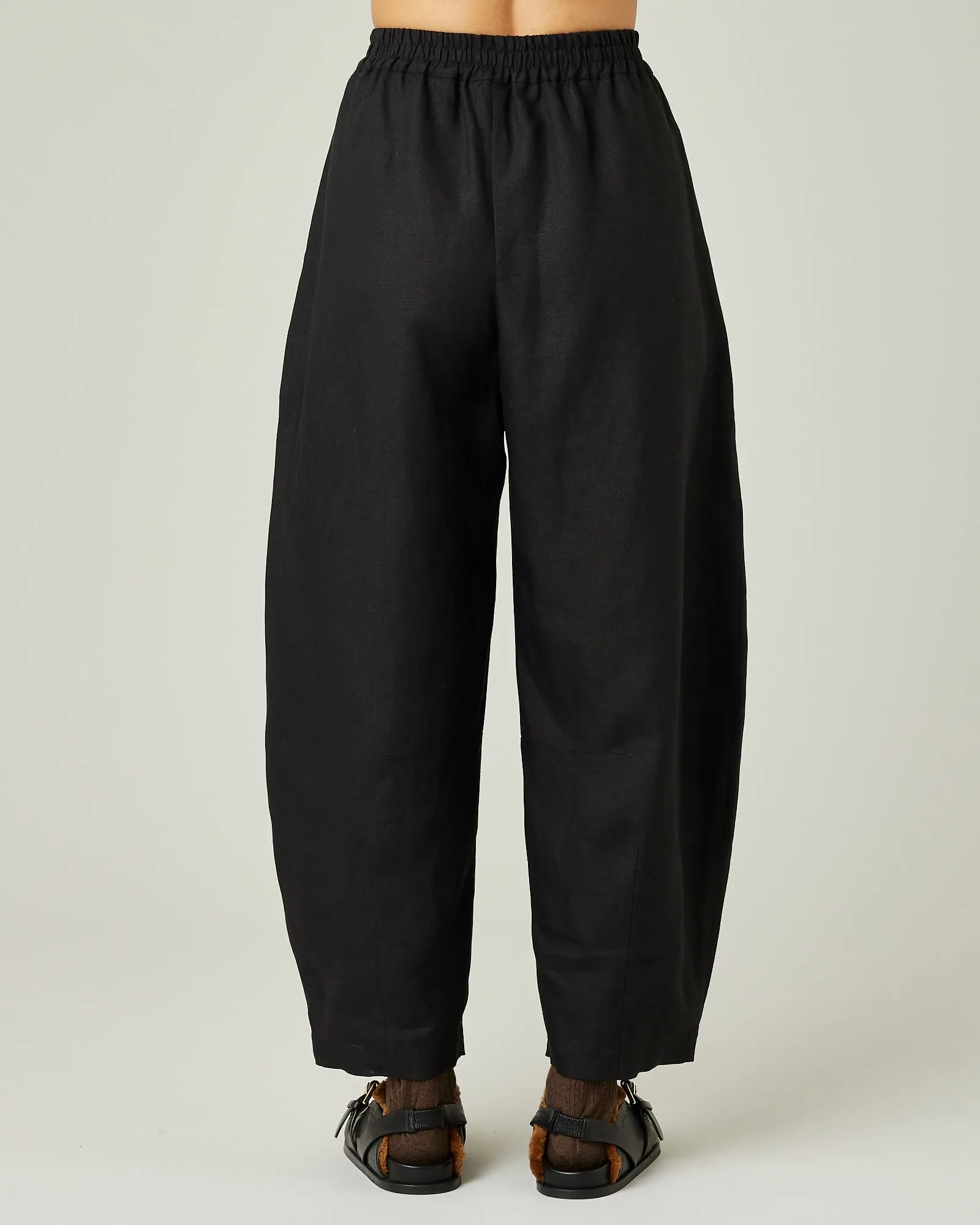 Daisy Black Linen Trousers sold by Beyond Nine product image thumbnail 3
