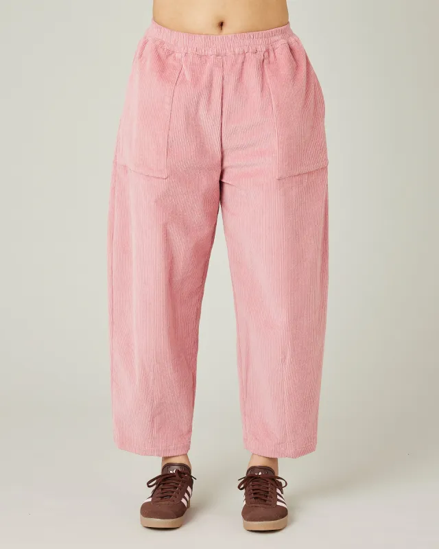 Huxley Dusty Pink Cord Trousers sold by Beyond Nine